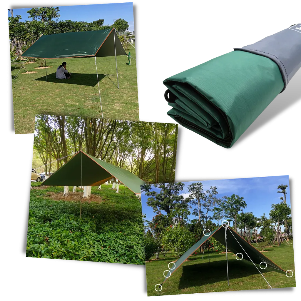 Waterproof Camping Tarp Set