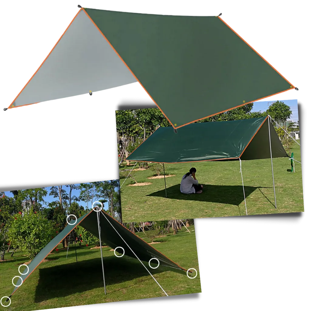 Waterproof Camping Tarp Set