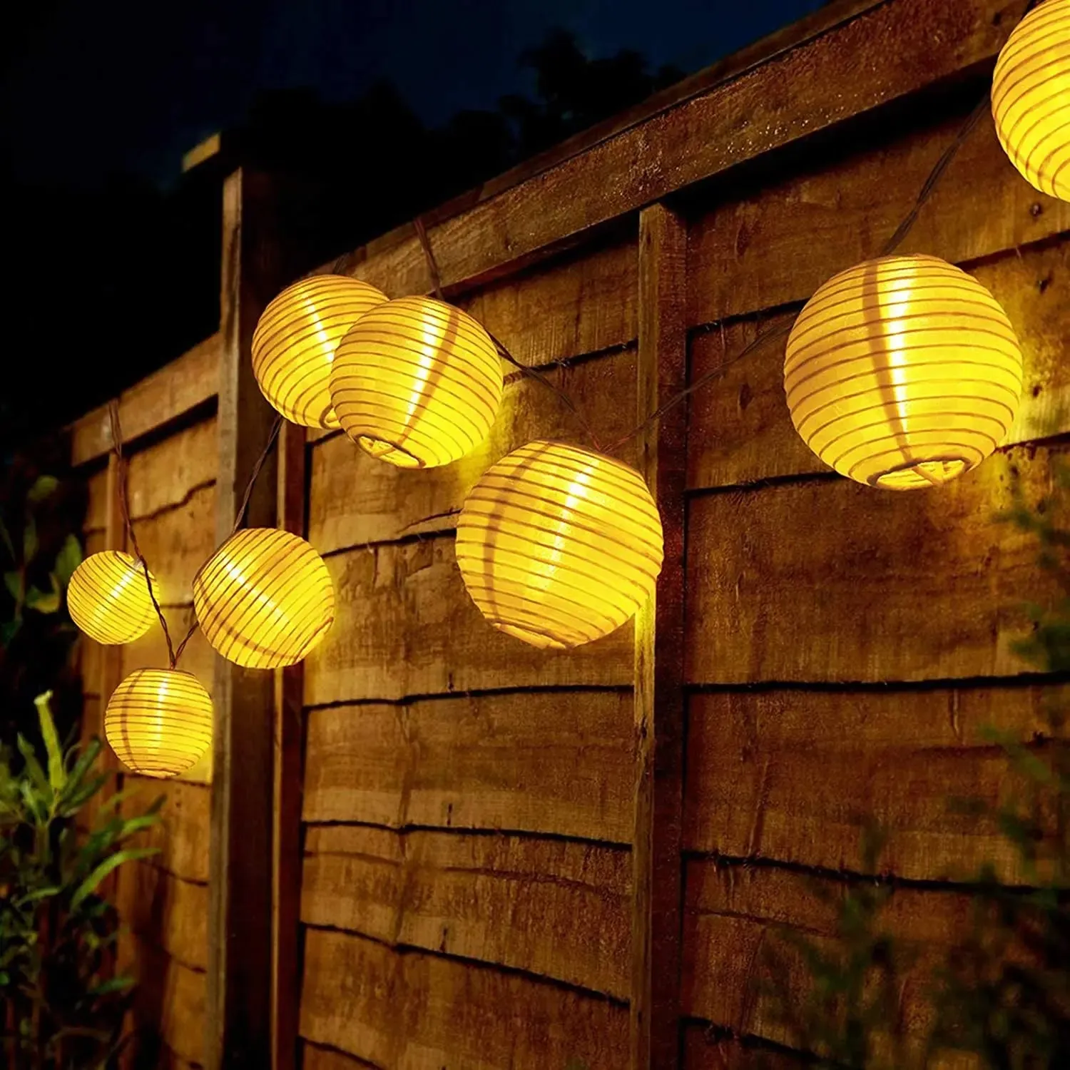 Waterproof Lantern Solar String Fairy Lights - 6.5M 30 LED Outdoor Christmas Lights for Garden & Patio Decor