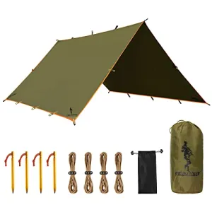 Waterproof Portable Tarp Multifunctional Outdoor Camping Traveling Tarp