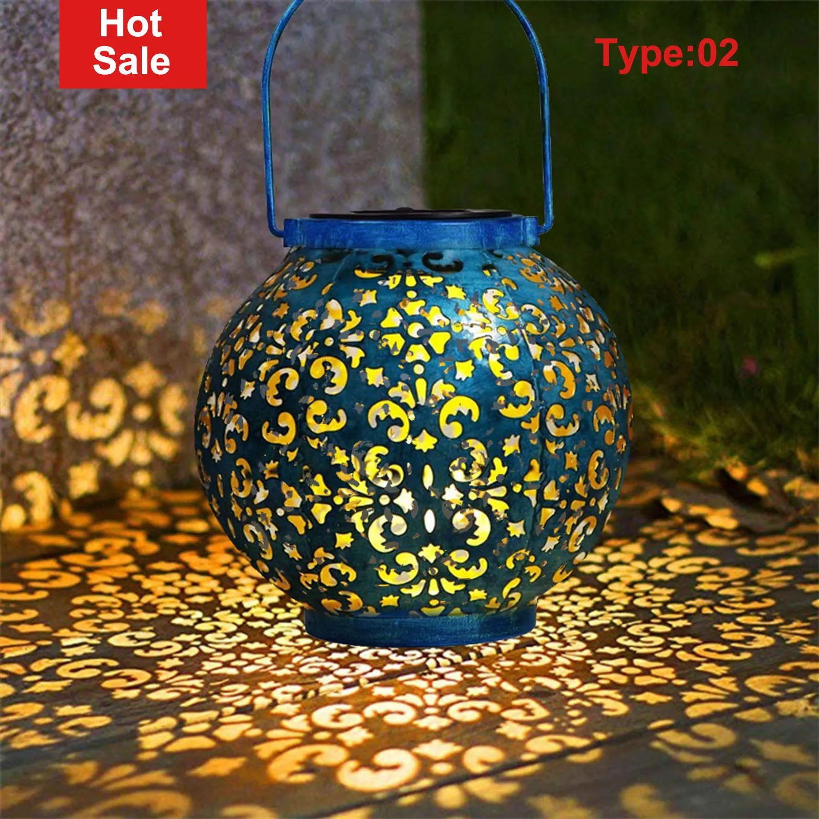 Waterproof Solar Lamp Retro Lantern
