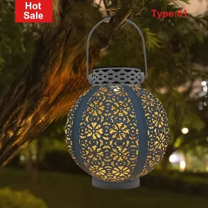 Waterproof Solar Lamp Retro Lantern