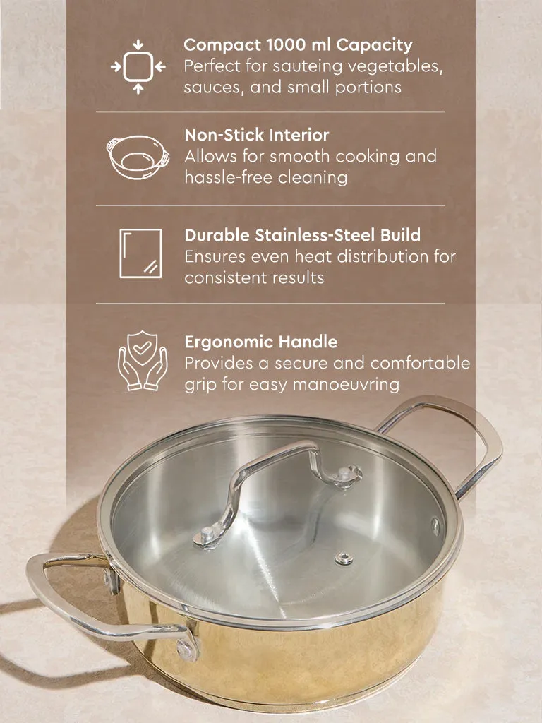 Westside Home Gold Saute Pan -  Small