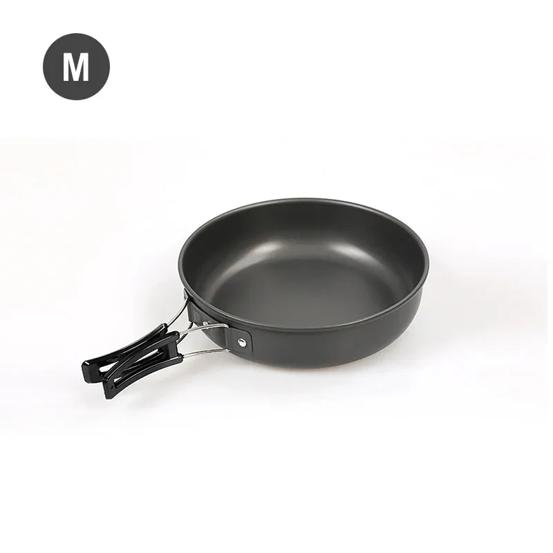 WESTTUNE Camping Frying Pan – Lightweight Aluminium Cookware with Foldable Handle