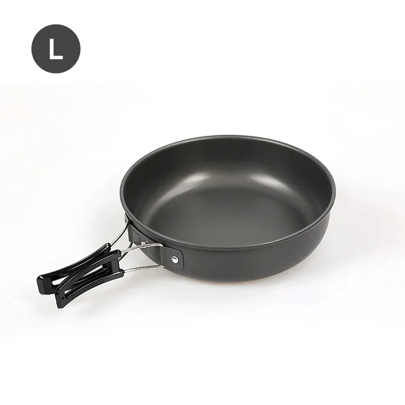 WESTTUNE Camping Frying Pan – Lightweight Aluminium Cookware with Foldable Handle