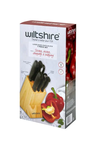 Wiltshire Laser Edge Knife Block Set 7 Piece