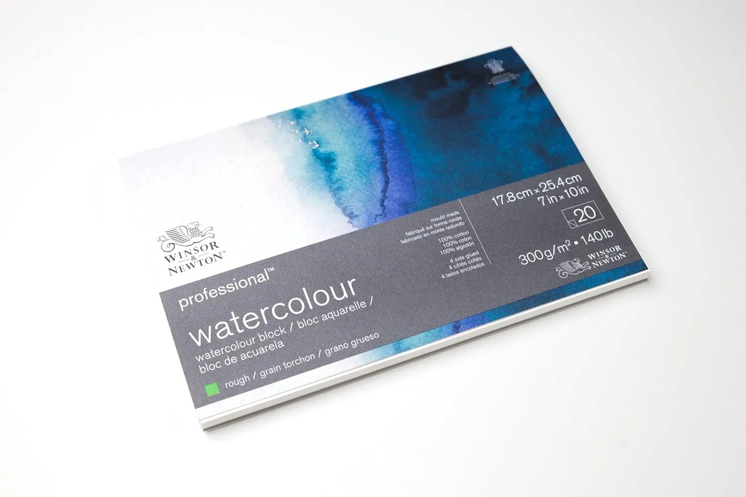 Winsor & Newton Professional Watercolor Paper Block, 10" x 14", Cold Pressed