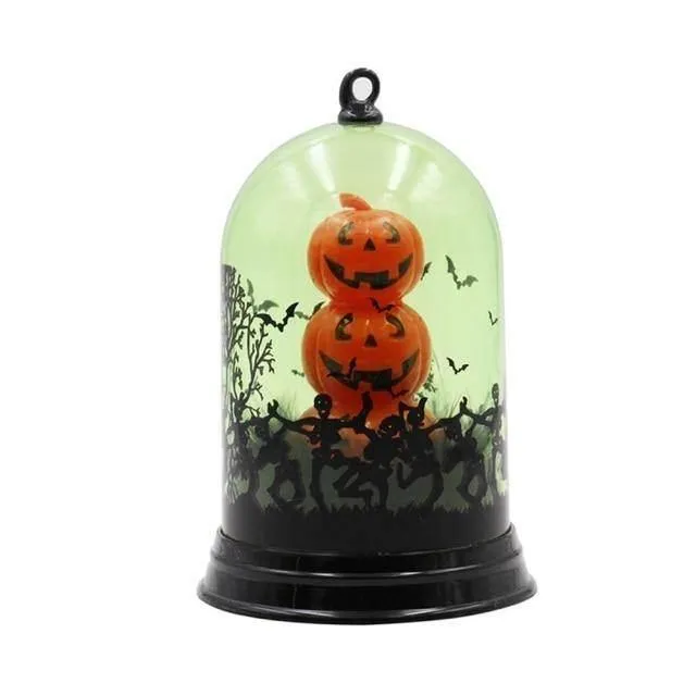 Witch Night Lamp - Halloween Scene Decor