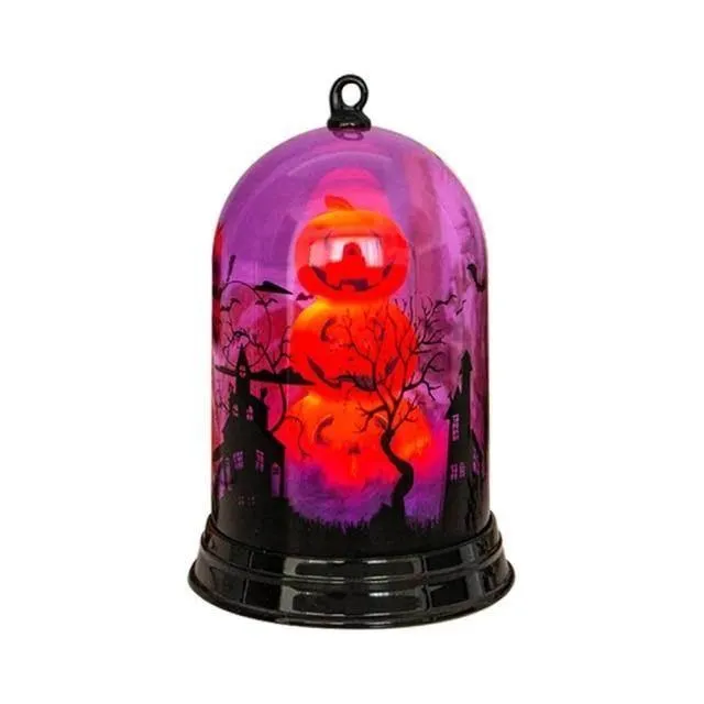 Witch Night Lamp - Halloween Scene Decor