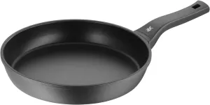 WMF 576284291 frying pan coated Ø 28cm PermaDur Premium Made in Germany plastic handle with flame retardants cast aluminium PermaDur suitable for induction hand wash, Black