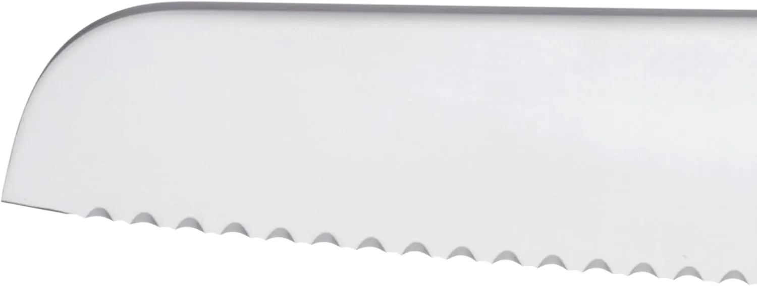 WMF knifeset 5 pieces Grand Gourmet Performance Cut double scalloped edge Made in Germany forged special blade steel - stainless steel handles