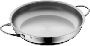 WMF Serving pan uncoated Ø 24cm Profi Made in Germany Pouring Rim Stainless Steel Handle Cromargan Stainless Steel Suitable for Induction Dishwasher-Safe