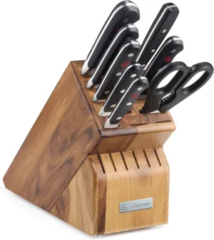 WÜSTHOF Classic 9-Piece Knife Block Set