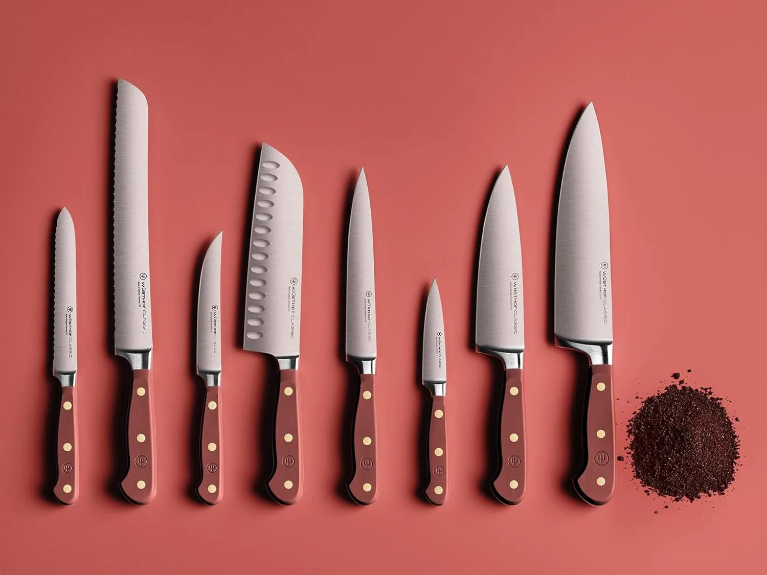WÜSTHOF Classic Tasty Sumac 8 Piece Knife Block Set