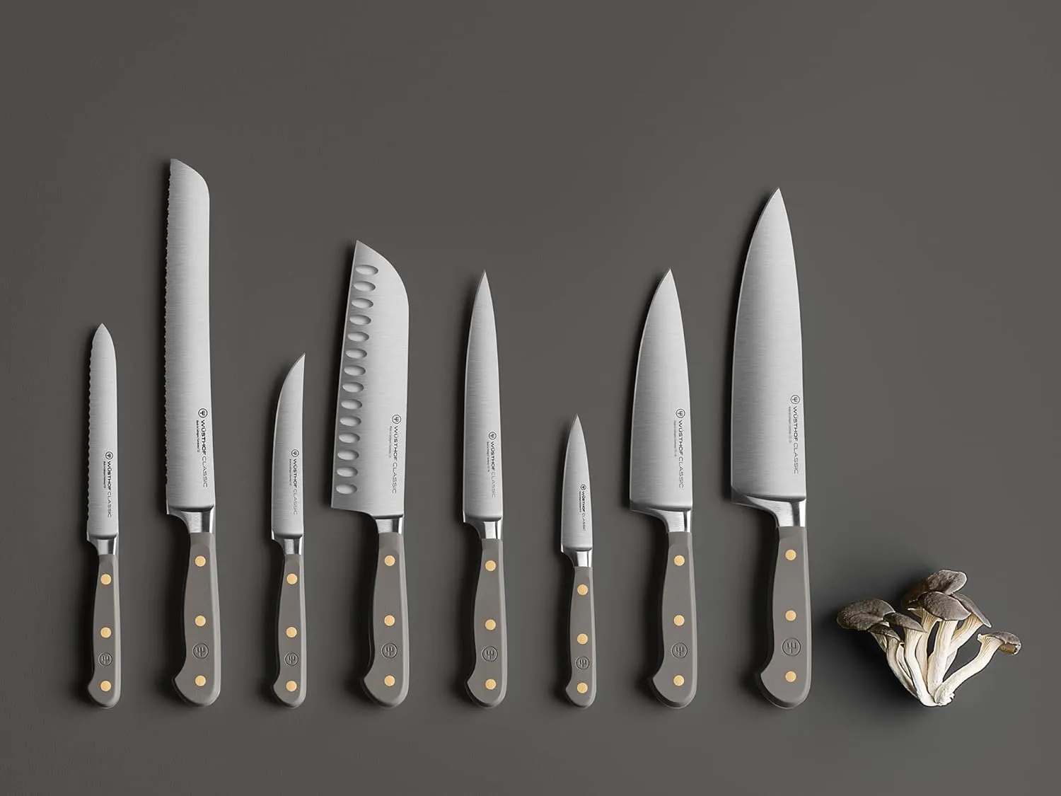 WÜSTHOF Classic Velvet Oyster 8 Piece Knife Block Set