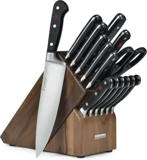 Wusthof Classic 16-piece Knife Block Set (Walnut Block)