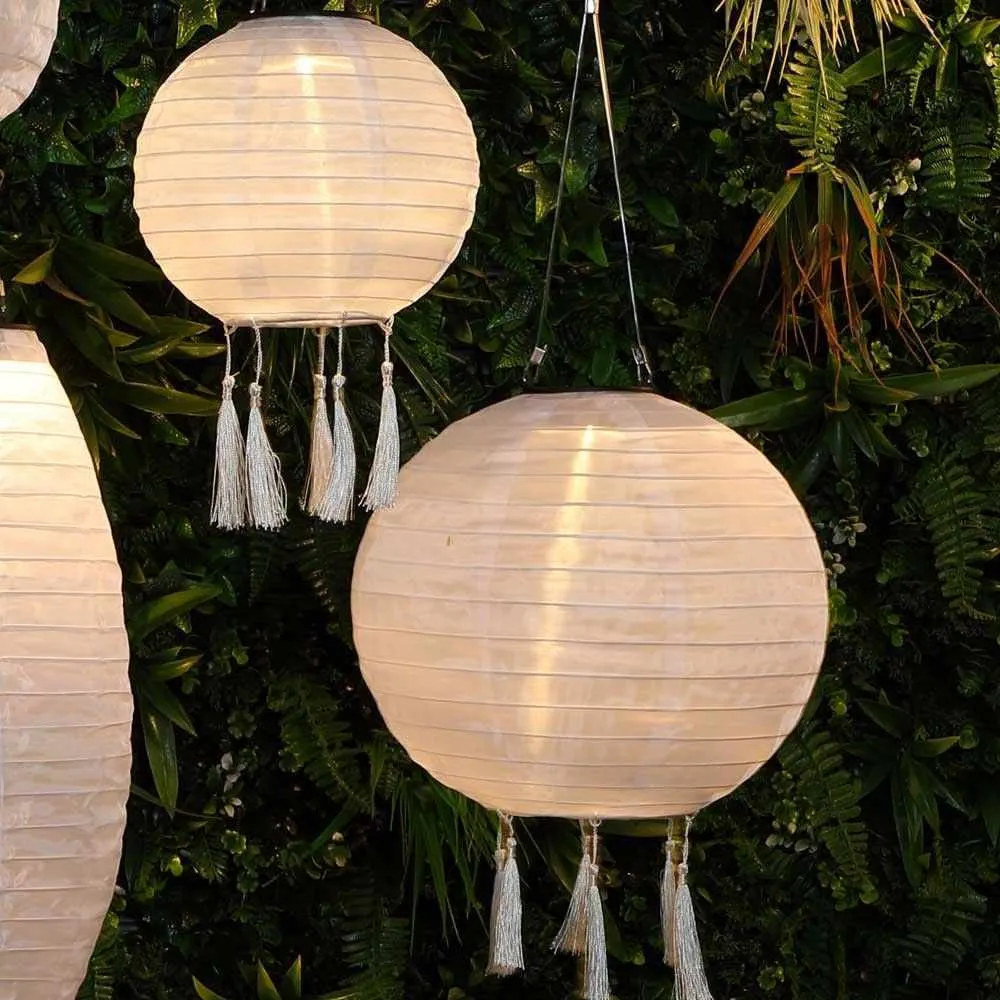 x24 Solar Lanterns White