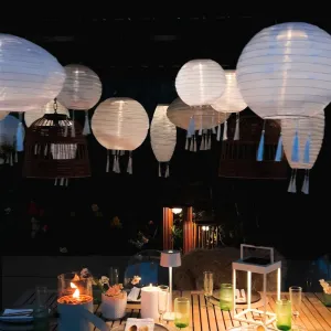 x24 Solar Lanterns White
