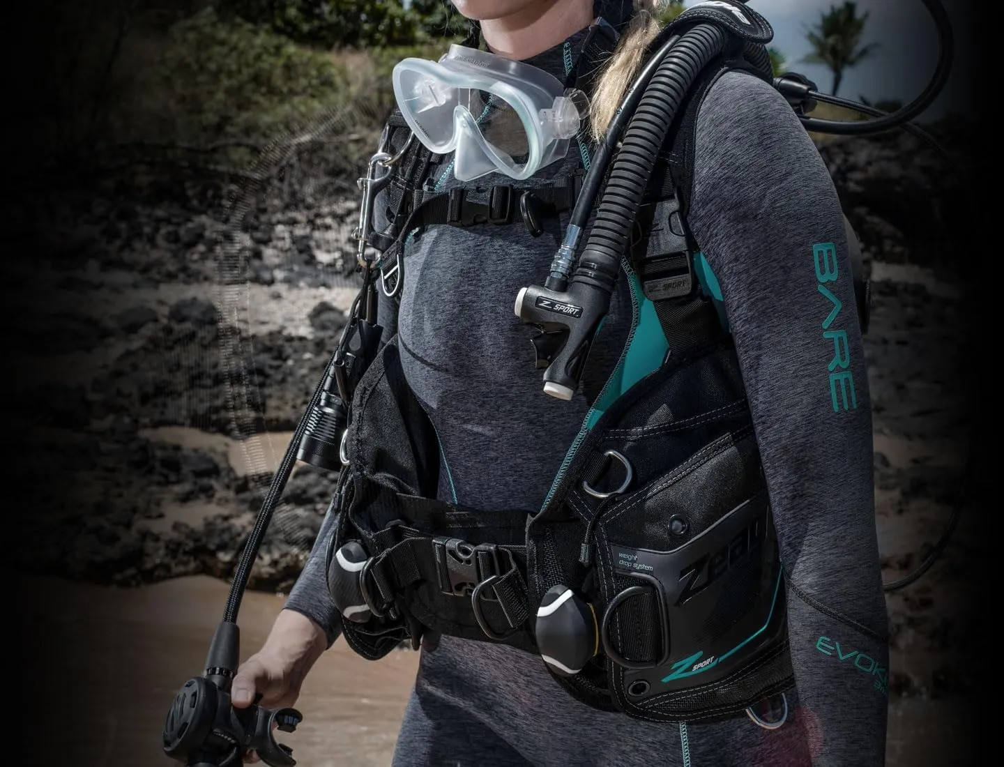 Zeagle Marina BCD | Women's jacket style scuba diving buoyancy compensator (BCD) | Designed for a woman's body shape